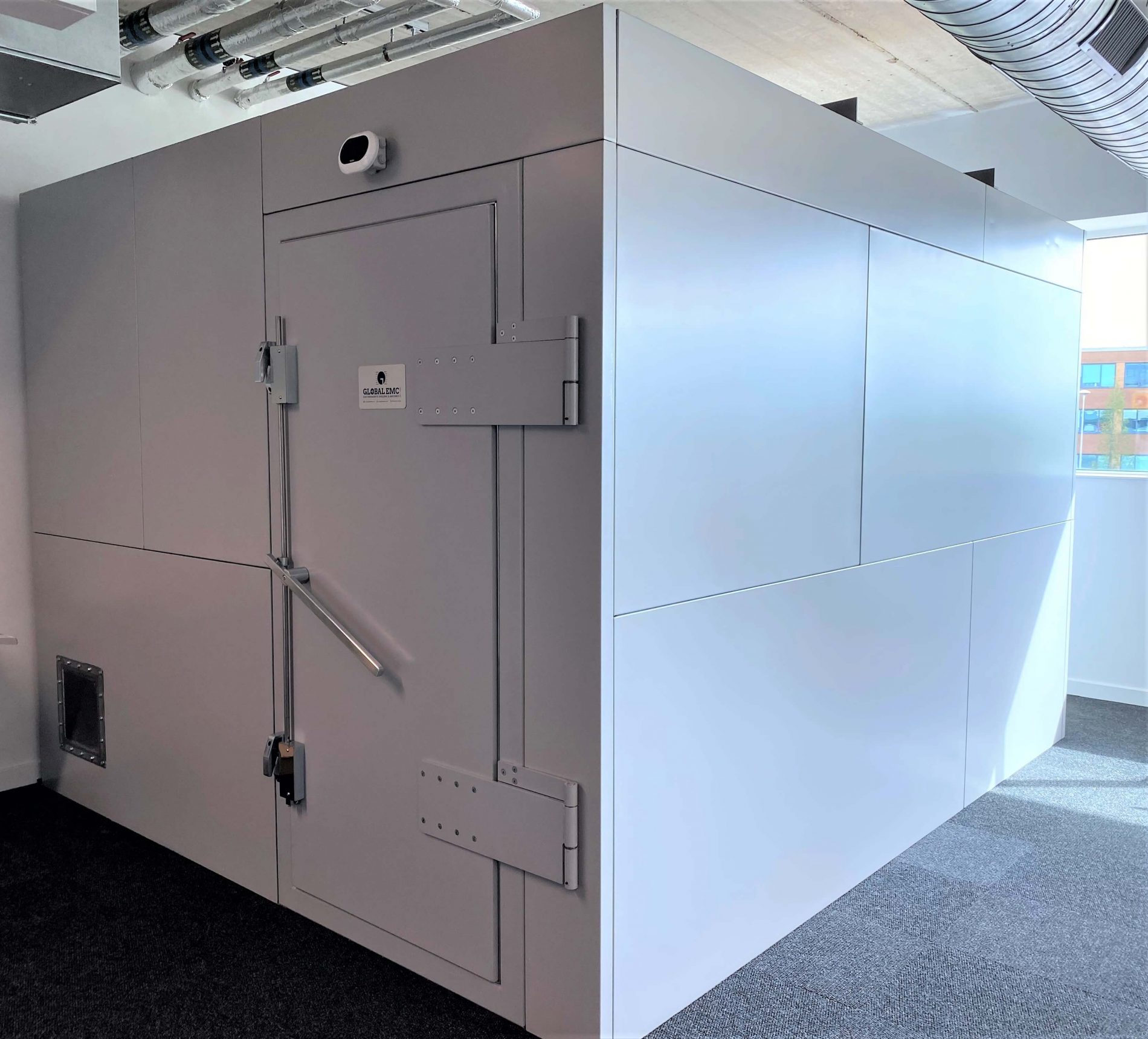 Shielded Room Faraday cage for R&D - Global EMC