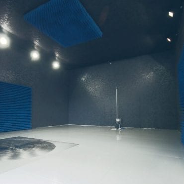 Anechoic Chamber for Military use, designed to meet DEF STAN 59-411